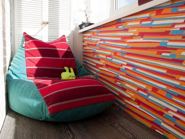 Мягкое кресло мешок в интерьере