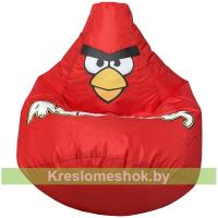 Кресло мешок Красная Птичка оксфорд