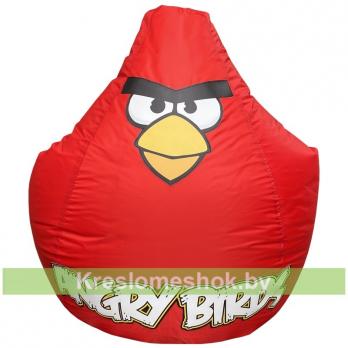 Кресло мешок Красная Птичка оксфорд