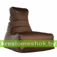Кресло мешок Бумеранг коричневое