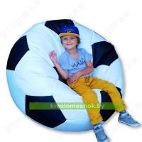 Кресло-мешок Мяч Стандрат М1.3-1016 бело-черное