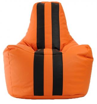 Кресло мешок Спортинг экокожа с полосками (75 х 100 см)