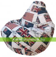 Кресло-мешок Груша Г2.4-04 Британский Флаг