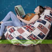 Кресло-мешок Груша Г2.4-04 Британский Флаг