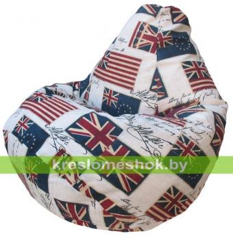 Кресло-мешок Груша Г2.4-04 Британский Флаг