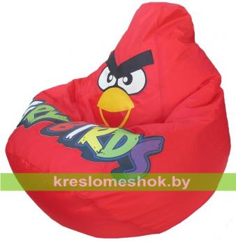 Кресло мешок Красная Птичка(цветные буквы)