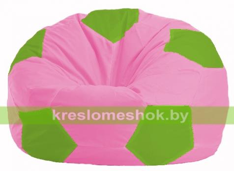 Кресло мешок Мяч М1.1-197 (основа розовая, вставка салатовая)