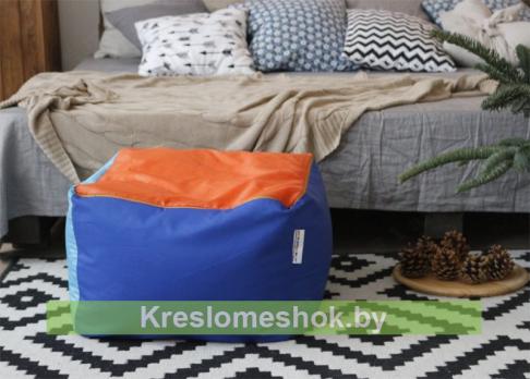 Пуфик Папед (синий+оранжевый+голубой)