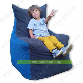 Кресло мешок Фокс серо - голубой