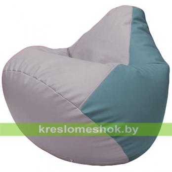 Бескаркасное кресло-мешок Груша Г2.3-2536 сиреневый, голубой