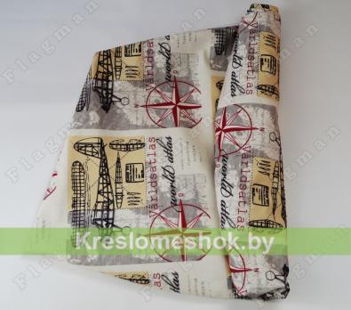 Наружный чехол для кресла мешка груши (макси) Aircraft Ч2.5-01 (велюр)