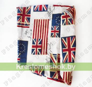 Наружный чехол для кресла мешка груши (макси) Флаг Ч2.4-39 (скотчгард)