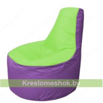 Кресло мешок Трон Т1.1-0717(салатовый-сиреневый)
