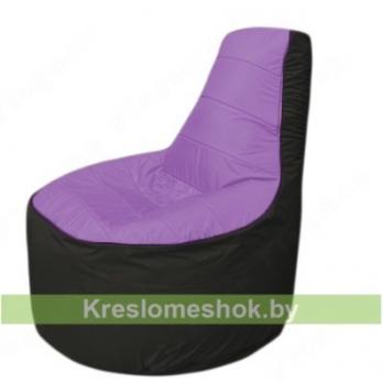 Кресло мешок Трон Т1.1-1724(сиренивый-черный)