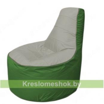 Кресло мешок Трон Т1.1-2208(серый-зеленый)