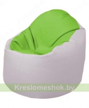Кресло-мешок Браво Б1.3-T19Т10 (салатовый-белый)
