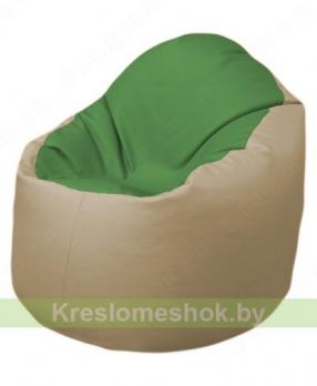 Кресло-мешок Браво Б1.3-N76N13 (зеленый - бежевый)