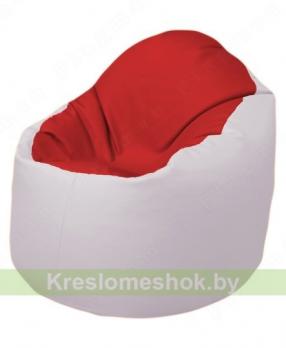 Кресло-мешок Браво Б1.3-T09Т10 (красный - белый)