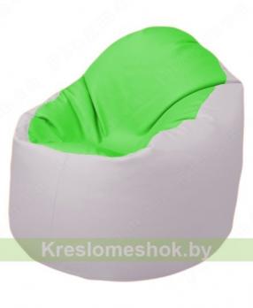 Кресло-мешок Браво Б1.3-F07F10 (салатовый - белый)