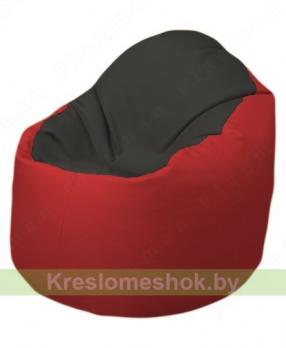 Кресло-мешок Браво Б1.3-T38Т09 (черный - красный)