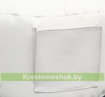 Бескаркасный пуф с карманами и ручкой