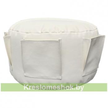 Бескаркасный пуф с карманами и ручкой