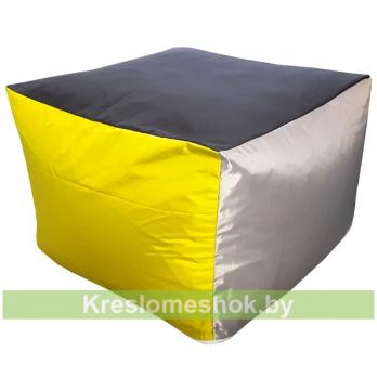 Пуфик Папед (желтый+серый+черный)