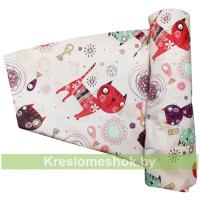 Наружный чехол для кресла мешка груши (макси) Cats 01 (велюр)