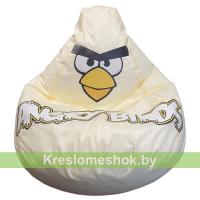 Кресло мешок Птичка (светло-бежевый)