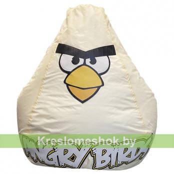 Кресло мешок Птичка (светло-бежевый)