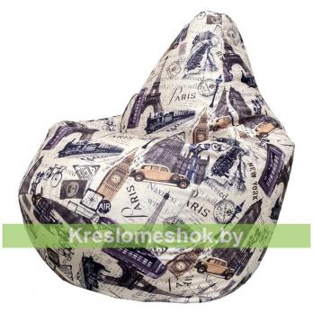 Кресло-мешок Груша Г2.5-178  Big Ben Latte