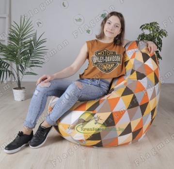 Кресло-мешок Груша Г2.4-06 Ромбик 04